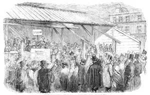 Corruption Prints: The Finsbury Election: the Hustings on Clerkenwell-Green: the Nominations