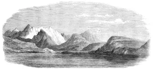 Natural Resources Prints: Fiord of Kangerlic, South Greenland, in the Month of August, 1856. Creator: Unknown