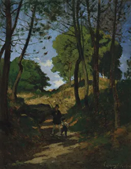 Fir Tree Prints: Fir Trees in Les Trembleaux, near Marlotte (Sapins aux Trembleaux a Marlotte), 1854