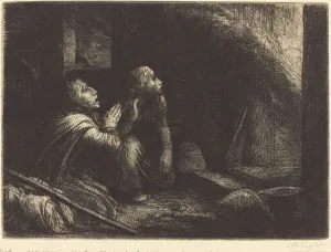 Fire, 3rd plate (L incendie). Creator: Alphonse Legros