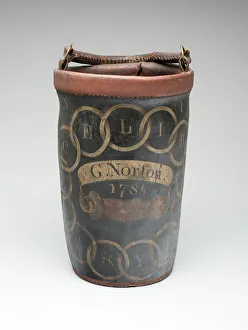 Fire Bucket Prints: Fire Bucket, 1784. Creator: Unknown