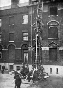 Fire Escape Prints: Fire engine, late 19th century