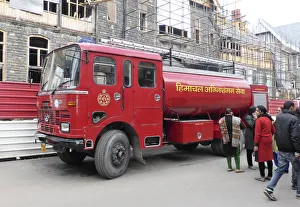 Northern Prints: Fire Engine Shimla Himachal Pradesh, India. Creator: Unknown