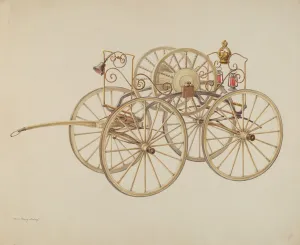 Fire Hose Reel, c. 1938. Creator: Hans Mangelsdorf