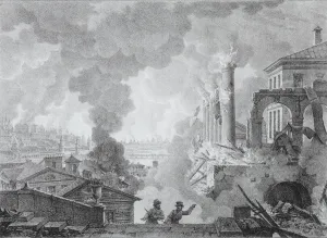 Fire of Moscow on September 1812 (The French in Moscow), 1824