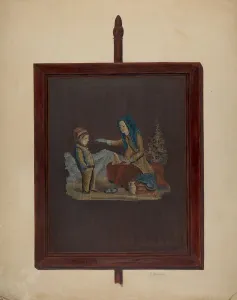 Fire Screen, c. 1937. Creator: Charles Bowman