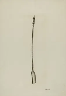 Shovel Prints: Fire Shovel, c. 1941. Creator: Eva Perry