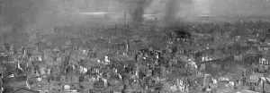 August Prints: The Fire of Thessaloniki; August 20: Panoramic view taken from the Church