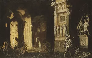 Anchises Gallery: The Fire of Troy with Aeneas Carrying Anchises