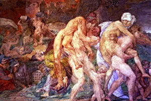Fontainebleau Prints: Fire, work by Le Rosso