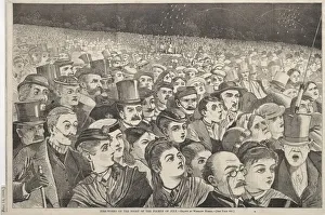 Fire-Works on the Night of the Fourth of July, 1868. Creator: Winslow Homer (American, 1836-1910)