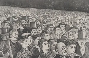 Images Dated 10th November 2020: Fire-Works on the Night of the Fourth of July (Harpers Weekly, Vol. XII), July 11, 1868