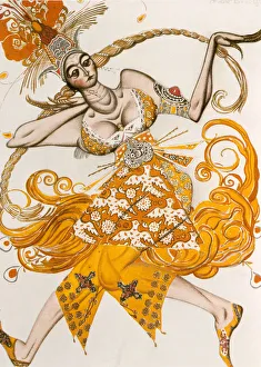 Adult Prints: The Firebird, costume for The Firebird