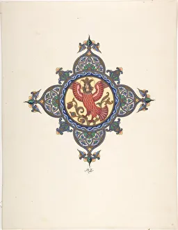 Zvorykin Prints: Firebird as Tsarevna, c. 1925. Artist: Zvorykin, Boris Vasilievich (1872-after 1935)
