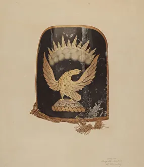 Henry Murphy Prints: Firemans Hat Shield, 1935 / 1942. Creator: Henry Murphy