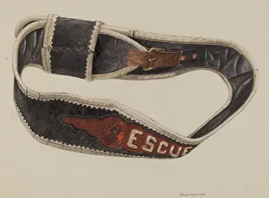 Alfonso Moreno Gallery: Firemans Life Belt, 1938. Creator: Alfonso Moreno