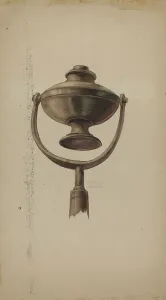 Anderson Elmer G Prints: Fireman's Torch, c. 1937. Creator: Elmer G Anderson