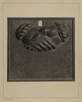 Firemark, c. 1937. Creator: Herman Bader