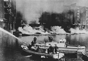 Blackwall Gallery: The Firemen Were At The Forefront Of Danger, 1941 (1942)