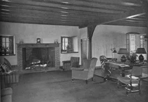 Fireplace in the dining room, Plainfield Country Club, Planfield, New Jersey, 1925