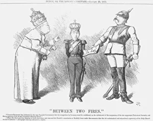 Protestantism Gallery: Between Two Fires, 1875. Artist: Joseph Swain