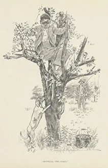 R H Russell Prints: Between two fires, 1899. Creator: Jay Campbell Phillips
