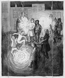 Fireworks, 1952. Creator: Shirley Markham Fireworks, 1952. Creator: Shirley Markham