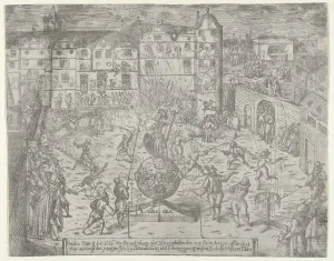 Rocket Prints: Fireworks on June 23, 1595, for the entry to Küstrin of the Margrave of Brandenburg and Du