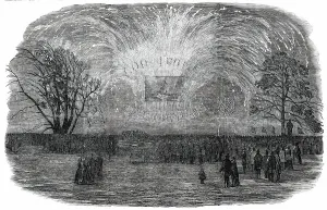 Firework Prints: Fireworks at the Merchant Seamen's Orphan Asylum