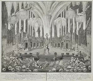 Neva Collection: Fireworks on the Occasion of the Wedding of Grand Duke Pyotr Fyodorovitch and Grand Duchess Catherin