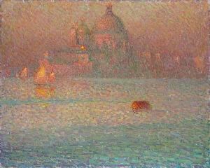 Doges Palace Gallery: Fireworks. Winter Morning in Venice, 1907. Artist: Le Sidaner, Henri (1862-1939)