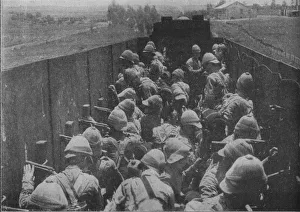Armoured Prints: Firing from an Armoured Train, 1902