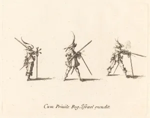 Firing the Musket, 1634 / 1635. Creator: Jacques Callot