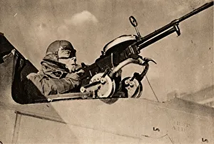 Ward Lock Prints: Firing Practice at Drogue Towed Target, 1940