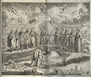Hevelius Prints: Firmamentum Sobiescianumsive Uranographia (Frontispiece)