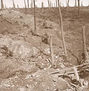Devastation Gallery: First-aid post, Verdun, northern France, c1914-c1918