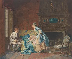 Parents Prints: The First Babe, 1872. Creator: Jehan Georges Vibert