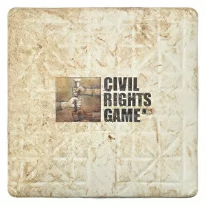 Rubber Collection: First base used in Inaugural Civil Rights Game, 2006; used 2007. Creator: Unknown