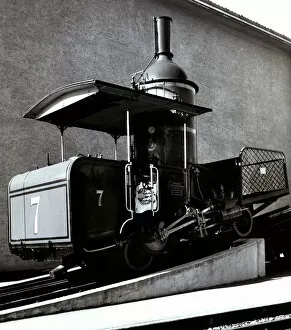 Images Dated 19th September 2012: First cable railway, built in 1873 by engineer Riggenbach