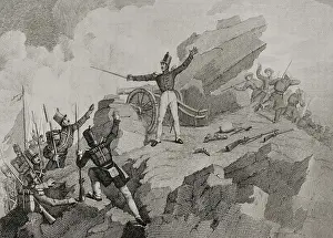 Troops Prints: First Carlist War, (1833-1840): Attack of Agurdin