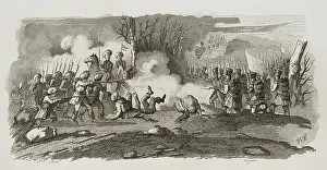 Shooting Prints: First Carlist War, (1833-1840): Battle of Alsasua