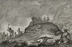First Carlist War (1833-1840): Battle of Ormaiztegui (3 January 1835), 1845. Creators: Francisco Sainz, Juan Garrafa