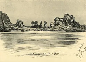 First Cataract near the Island of Philae on the River Nile, Egypt, 1898. Creator First Cataract near the Island of Philae on the River Nile, Egypt, 1898. Creator