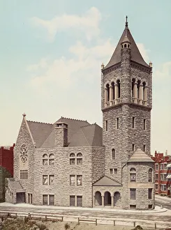 Photochrom Print Prints: First Church of Christ Scientist, Boston, c1900. Creator: Unknown
