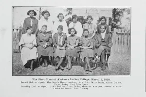 Alabama United States Of America Prints: First Class of Alabama Luther College, March 1, 1923, 1927. Creator: Unknown