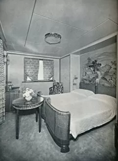 First Class Cabin de Luxe on board Victoria, 1931