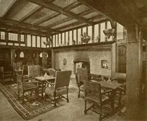 Shipping Line Gallery: First Class Smoking-Room in the Cunard Liner Franconia, . Creator: Unknown