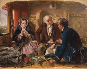 First Class-The Meeting. 'And at first meeting loved.', 1855