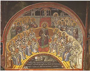 Mount Athos Prints: First Council of Nicaea, First Half of 16th century
