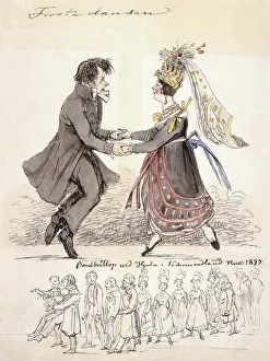 Fritz Ludvig Von Dardel Prints: First Dance'. Farmer wedding at Hjula in Södermanland Nov